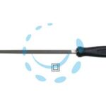 - 6" mm.150 taglio bastardo - Cod: 125017 - 12 pz