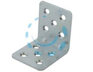 PIASTRA DI GIUNZIONE AD ANGOLO PESANTE LARGHEZZA MM.40 - mm.45x45x40 - Marca - Cod: 134217