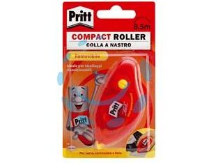 COLLA PRITT ROLLER COMPACT REMOVIBILE - nastro mt.10x8,4mm - Marca HENKEL - Cod: 137010