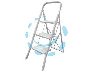SCALA SGABELLO IN ACCIAIO - 2 gradini cm.45x3x90h. - Marca XTRA - Cod: 138499