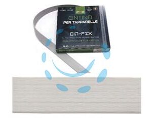 CINTINO PVC PER AVVOLGIBILI BIANCO IN MATASSINE - mt.5,5x mm.22h. in matassima - Marca  - Cod: 138680