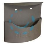- cm.35x14x36h. colore grigio ghisa - Cod: 140294 - 5 pz