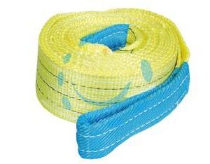 CINGHIE DI SOLLEVAMENTO CON FASCIA A DOPPIO STRATO MM.90 - mt.3 x mm.90h. - portata Kg.3000 colore giallo - Marca ROBUR - Cod: 142540
