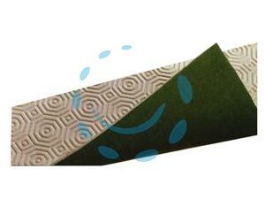 MOLLETTONE BIANCO/VERDE - cm.140h. rotolo da mt.20 - Marca - Cod: 142946
