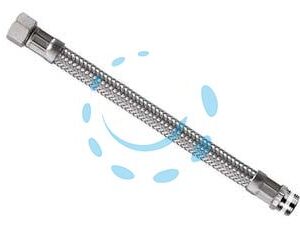 FLESSIBILE INOX PARIGI M3/8 - F3/8 "FLEXCORE" - M 3/8" F 3/8" cm.20 - Marca PARIGI - Cod: 143912