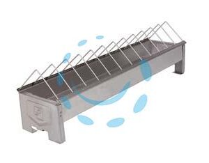 MANGIATOIA A BARRETTA PER POLLI - cm.50x13x10h. - Marca  - Cod: 144988