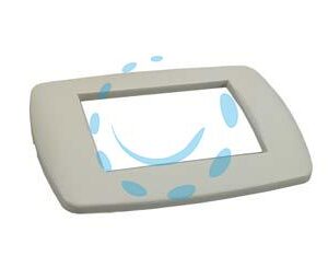 PLACCA 3 POSTI "MILLENNIUM" AVORIO - 3 posti - mm.123x84h. (7843.T.A) - Marca MARLANVIL - Cod: 153713