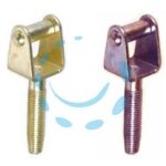 - mm.15 di altezza - vite mm.35 acciaio ottonato - Cod: 153751 - 10 pz
