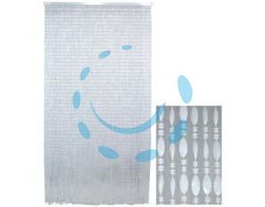 TENDA ANTI MOSCHE CORALLO BIANCO - 96 fili cm.120x230h. - Marca VETTE - Cod: 156851