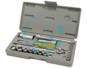 CHIAVI A BUSSOLA DA 3/8" E 1/4" IN SERIE 21 PEZZI - Marca ALTE - Cod: 162913