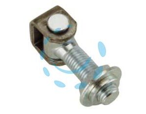 CARDINE A SALDARE REGOLABILE ZINCATO CON CAVALLOTTO ART.375 - mm.27x36x79 M16 - Marca COMBI - Cod: 482752