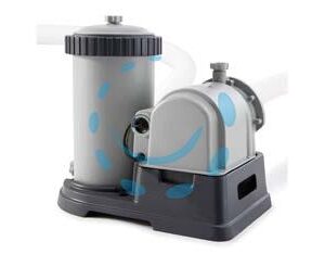 POMPA CON FILTRO A CARTUCCIA PER PISCINE FINO 31.805 LITRI - peso kg.11,50 (28634) - Marca INTEX - Cod: 163903