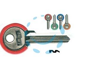 CHIAVI PER CILINDRI CORBIN 5 SPINE GRANDI CB6DZ - CB6DZ DX swing 4 colori assortiti - Marca SILCA - Cod: 165662