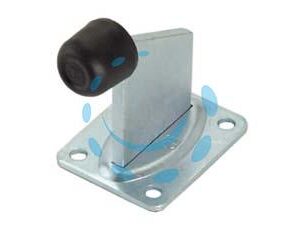 ARRESTO FINE CORSA PER CANCELLI SCORREVOLI PIASTRA A FISSARE ART.382G - mm.70x111h. - Marca COMBI - Cod: 166447