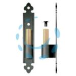 - mm.26x160h. perno ø mm.12 -ferro verniciato nero - Cod: 169097 - 6 pz