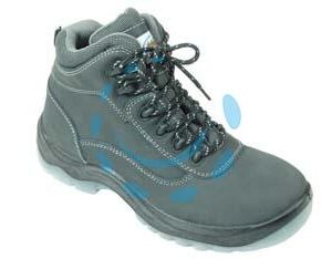 SCARPA DA LAVORO ALTA PELLE ROVESCIATA S3 KEVLAR - n°39 - Marca EXCEL - Cod: 170147