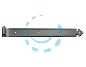 BANDELLE DRITTE CON OCCHIO DECENTRATO - mm.200X35 - in ferro verviciato nero - Marca DIDIEFFE - Cod: 170413