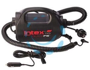 POMPA ELETTRICA "QUICK FILL" 220-240V O 12V CON ACCENDISIGARI - peso kg.7,2 (68609) - Marca INTEX - Cod: 175265