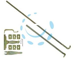 SPAGNOLETTE PER BALCONE COMPLETE IN KIT TROPICALIZZATE - cm.240 per balcone - Marca MRCAS - Cod: 177498