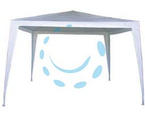 GAZEBO POLIPROPILENE BIANCO - cm.200x300 - Marca VETTE - Cod: 182959