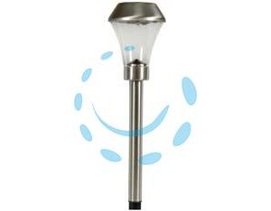 LAMPADA SOLARE INOX POLLUCE - ø cm.9x39,5h. - Marca SYNTESY - Cod: 185448