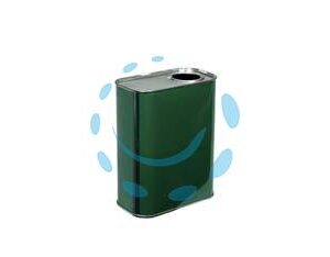 LATTINA PER OLIO RETTANGOLARE VERDE LT.1 - lt.1 - cm.10,5x7x17,5h. (bancale pz.896) - Marca - Cod: 186872