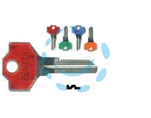 CHIAVI PER CILINDRI SIMECA 5 SPINE PICCOLE SM1SL - SM1SL slim fluo colori assortiti - Marca SILCA - Cod: 191357