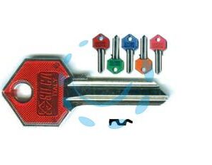 CHIAVI PER CILINDRI YALE 5 SPINE GRANDI YA226SL - YA226SL DX slim fluo colori assortiti - Marca SILCA - Cod: 191432