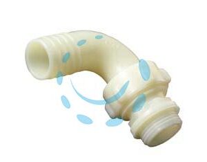 RACCORDO IN PA PORTAGOMMA CURVO A 3 PEZZI - M 3/4" x ø mm.20 - Marca BUCCHI - Cod: 197328