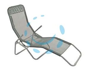 LETTINO FERRO ROCKING CON TESSUTO TEXILENE - cm.59x103x160h. - Marca VETTE - Cod: 199254