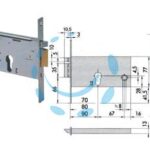 - mm.70 (14350700) frontale mm.16 - Cod: 201544 - 1 pz