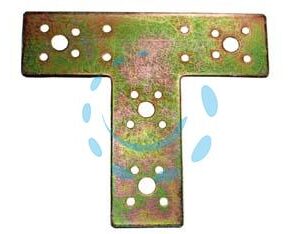 PIASTRA DI GIUNZIONE A "T" - mm.160x45x100 - Marca  - Cod: 203333
