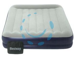 MATERASSO GONF. AIRBED TRITECH QUEEN GRIGIO MATRIM. POMPA EL. INTEGR. - cm.203x152x36 - kg. 7,300 (art.671BU) - Marca BESTWAY - Cod: 205528