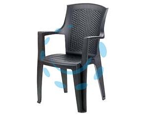 SEDIA POLTRONA DA GIARDINO "EDEN" ANTRACITE - cm.60x62x89h. - peso kg.4,2 - Marca  - Cod: 206723