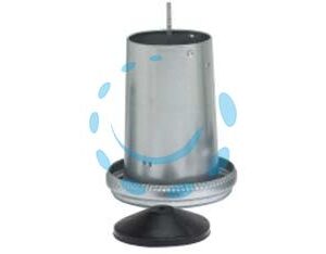 MANGIATOIA TRAMOGGIA IN LAMIERA CON COPERCHIO PER POLLI - Kg. 5 - Marca - Cod: 207188