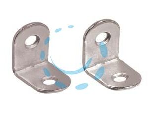 MENSOLINA REGGIPIANI A SQUADRA - mm.25x25 ottonata - Marca - Cod: 213592