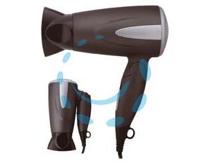 ASCIUGACAPELLI DA VIAGGIO PORTATILE 1300W  - Marca SYNTESY - Cod: 216371