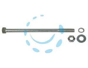 BULLONE TESTA ESAGONALE PARZIALMENTE FILETTATO CON DADO E RONDELLA - ø mm.12x210 - Marca QUALITY - Cod: 216555