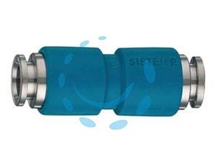 RACCORDO CON INNESTI AUTOMATICI DRITTO INTERMEDIO - ø mm.8 art.50/B3 - Marca ANI - Cod: 221726
