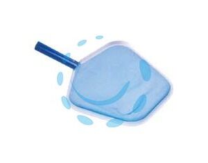 RETINO PIATTO DA SUPERFICIE IN ALLUMINIO SENZA MANICO PER PISCINE - cm.34x35/49 - Marca AILANTO - Cod: 225014