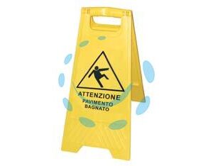 CAVALLETTO PAVIMENTO BAGNATO "CLEAN" - cm.60h. - Marca XTRA - Cod: 226073