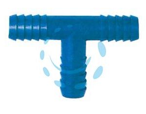 RACCORDI PORTAGOMMA  "T" IN PLASTICA - ø mm.14 sfuso (638290) - Marca UNIFLEX - Cod: 226578