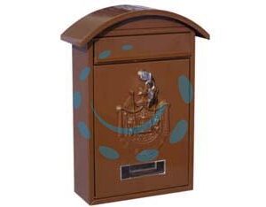 CASSETTA POSTALE CON TETTO E CHIAVE A CILINDRO PER ESTERNI MARRONE - cm.21x6x31h. - colore marrone - Marca QUALITY - Cod: 229586