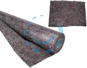 FELTRO ASSORBENTE CON ANTISCIVOLO DI PROTEZIONE - rotolo da mt.10x1h.gr.220mq. - Marca FEUDO - Cod: 288712