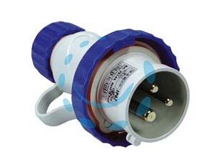 SPINA INDUSTRIALE VOLANTE ARGO BLU 2P+T CEE 309 IP67 - 16A colore blu 70140 - Marca FANTON - Cod: 236287