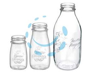BOTTIGLIA VETRO QUATTRO STAGIONI - ø mm.56 ml.200 - Marca BORMIOLI - Cod: 334457