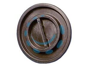 COPERCHI PER BIDONI CON MANIGLIA CENTRALE NERI - lt.75 - Marca ICS - Cod: 243728
