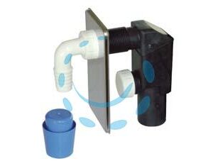 SIFONE MOPLEN A INCASSO PER LAVATRICE DN 40 PIASTRA INOX - piastra in acciaio inox - Marca  - Cod: 243636