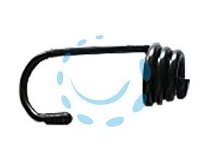 GANCIO METALLO RIVESTITO IN PLASTICA PER CORDA ELASTICA - utilizzabile con corda elastica ø mm.6-8 - Marca ALTE - Cod: 245296