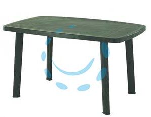 TAVOLO DA GIARDINO "FARO" VERDE CM.135X82X72H. - cm.137x85x72h. - peso kg.9,5 - Marca  - Cod: 246910